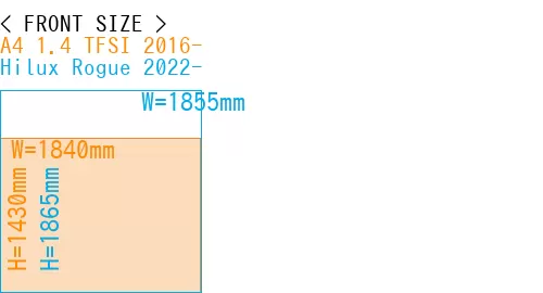 #A4 1.4 TFSI 2016- + Hilux Rogue 2022-